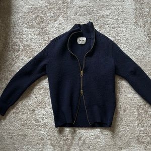 Acne studios AW12 Lester Zip wool zip up sweater